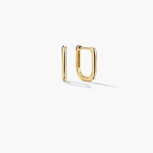 Mejuri 14k Gold Huggie U Hoop Earrings